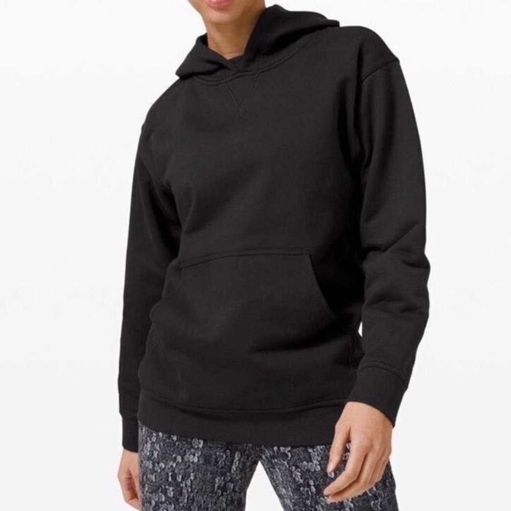 NWT Lululemon All Yours Hoodie Terry Black Size 4